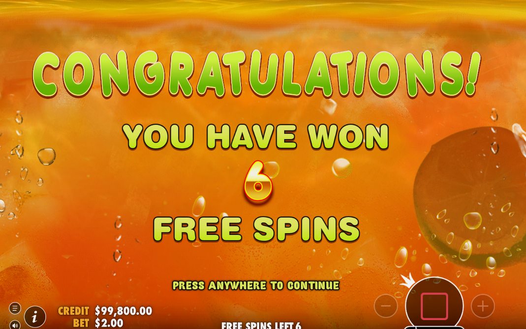 Free Spins med ett WILD-block i växande storlek