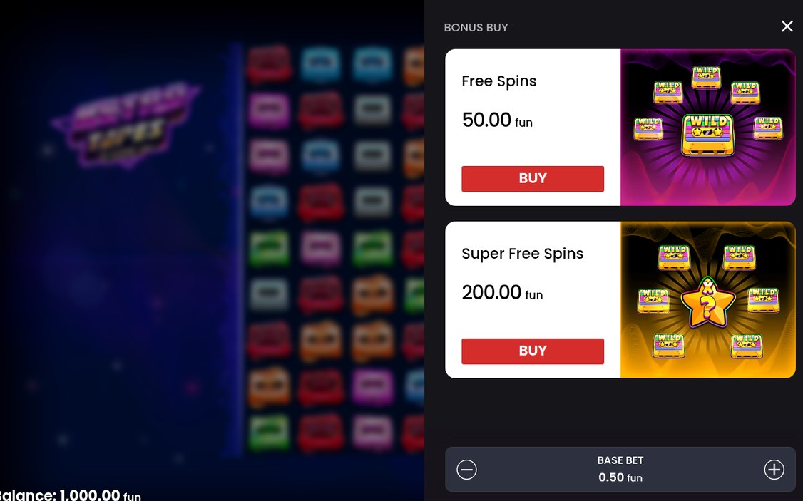 Top Charts Feature där rutnätet fylls